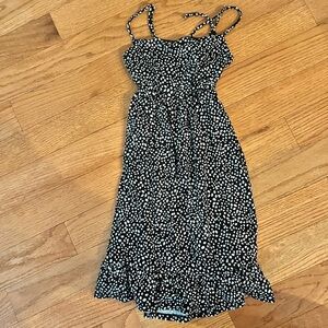 Altard state dress with white polka dots